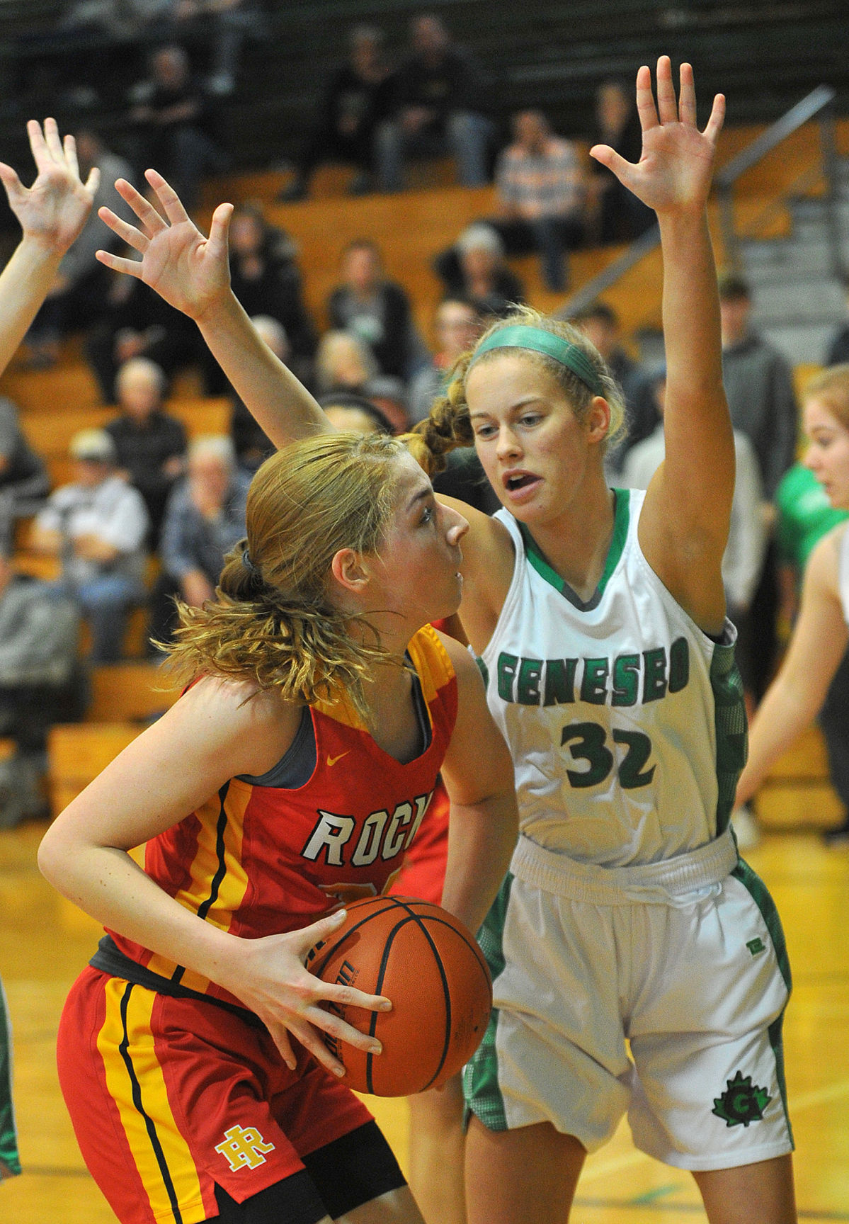 Rock Island vs Geneseo girls basketball at Geneseo.